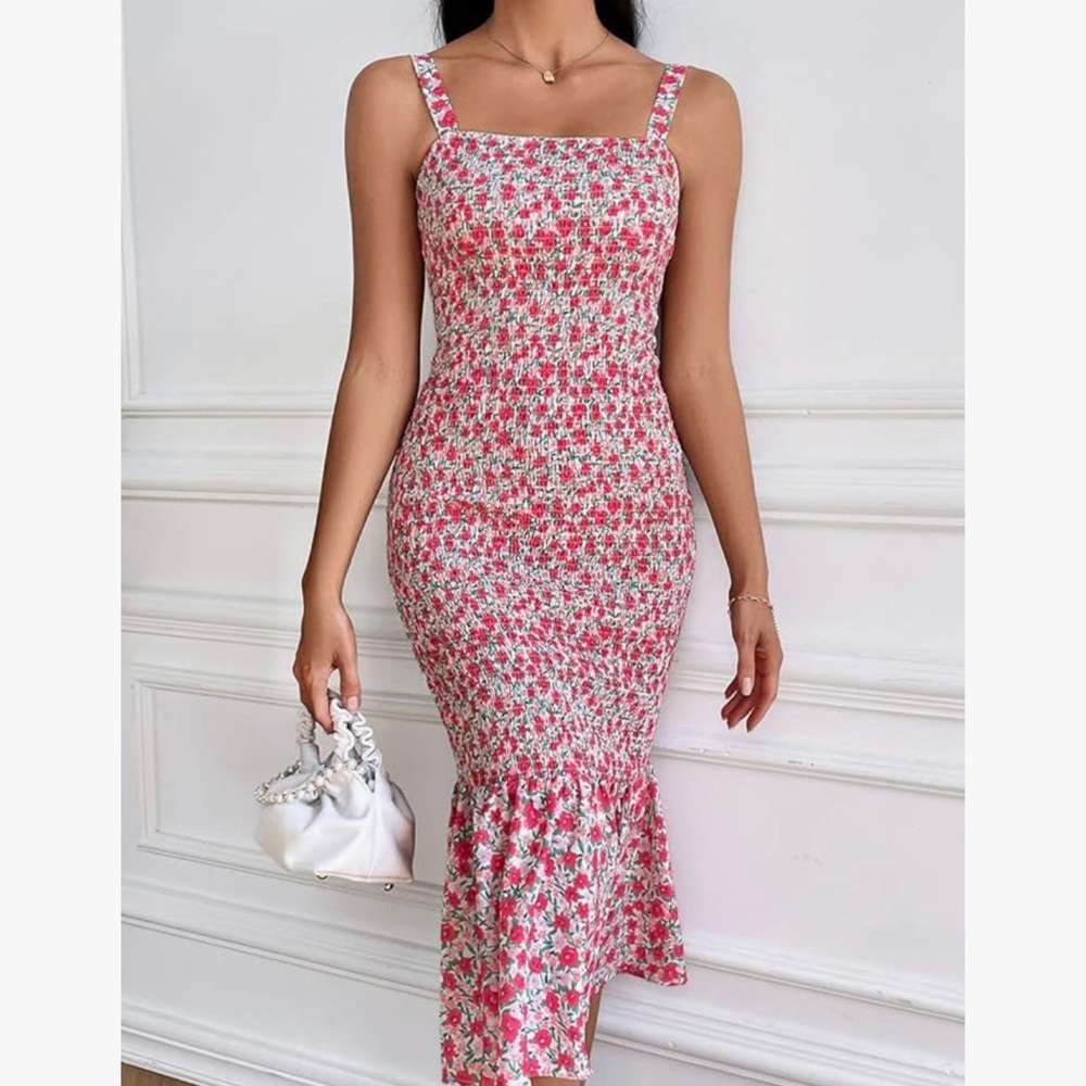 Floral Pink Dress